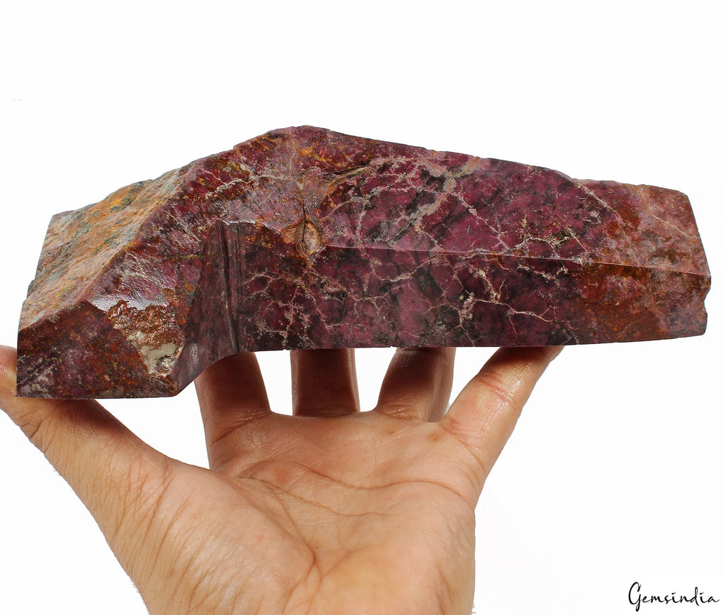 1600 Gram Natural Untreated Red Ruby 'T' Shape Huge Size Earth mined Fancy Gem
