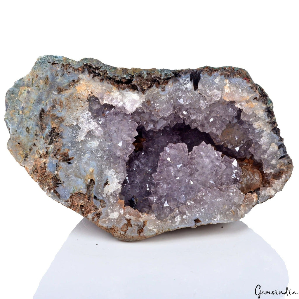 4 Kilo Natural Amethyst Geode Quartz Cluster Cave Crystal Specimen Healing Stone