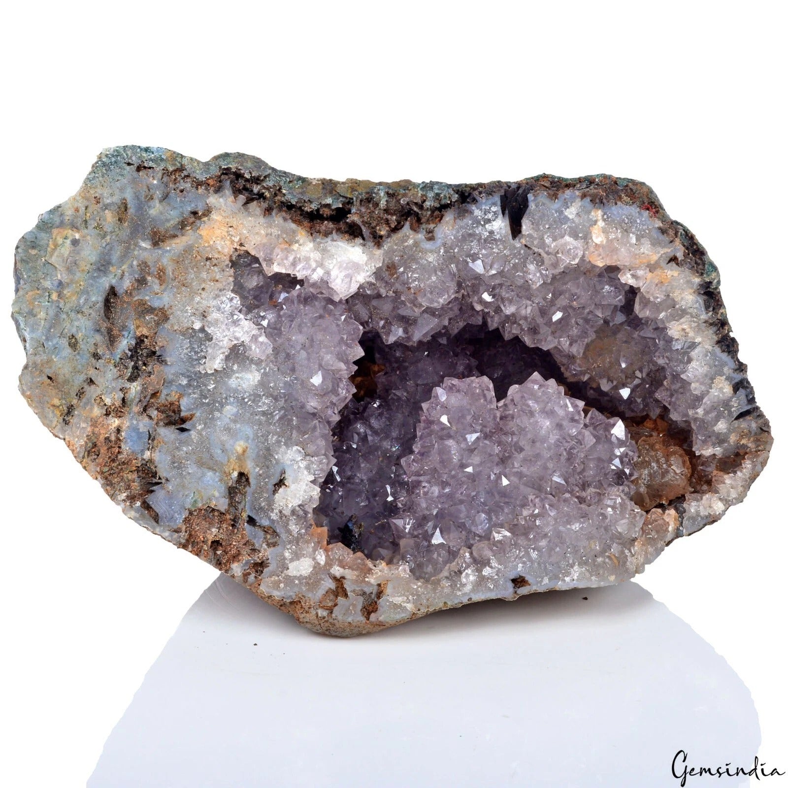 4 Kilo Natural Amethyst Geode Quartz Cluster Cave Crystal Specimen Healing Stone