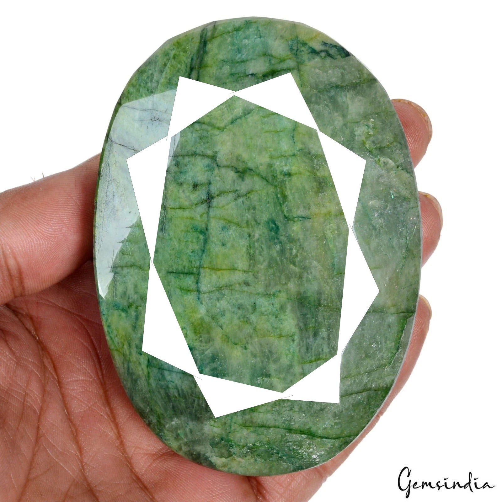 1690 Cts Natural Top Green Emerald Oval Cut Loose Earth mined Gemstone, Brazil