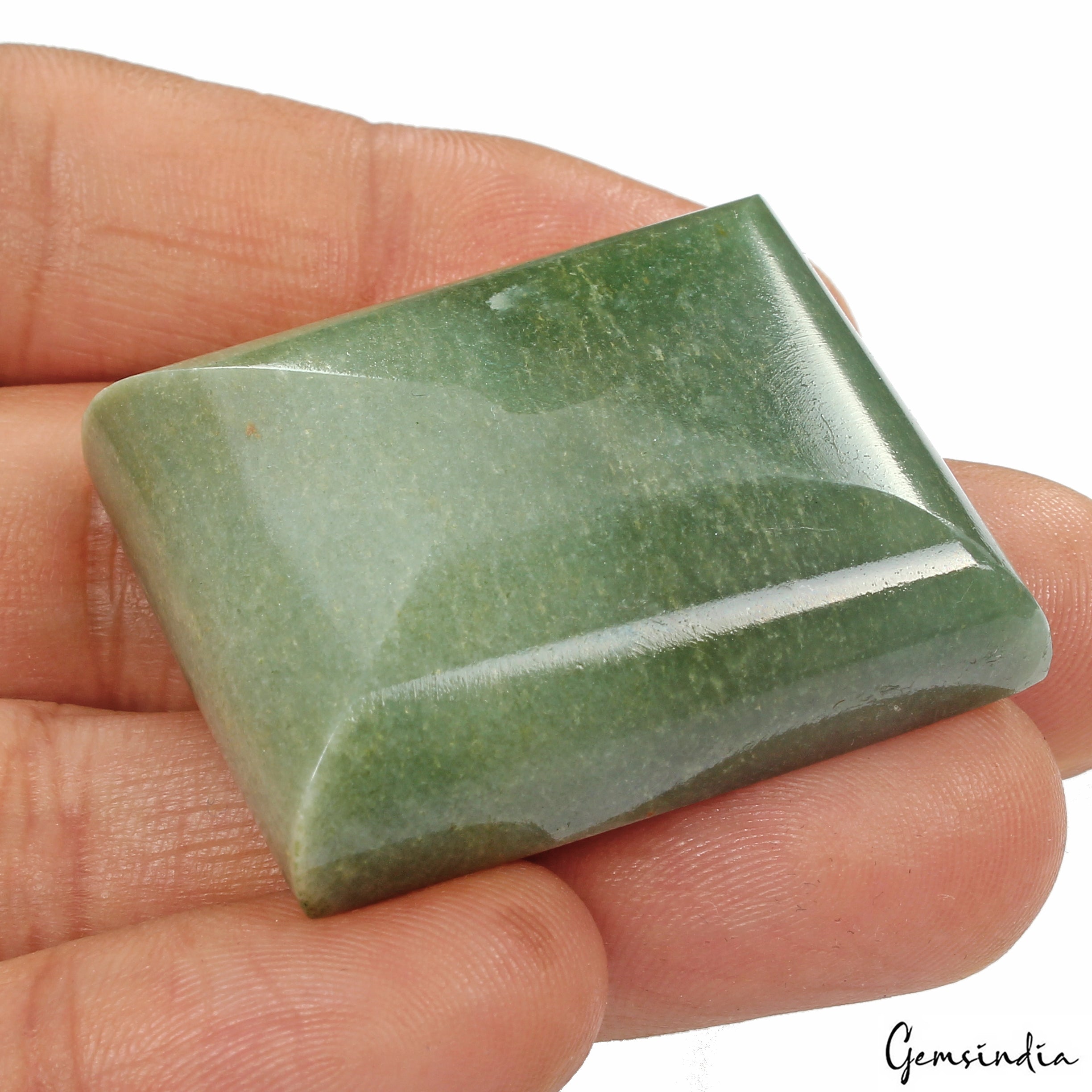 187Ct Natural Untreated Loose Green Jadeite Jade, Guatemala Gemstone for Jewelry
