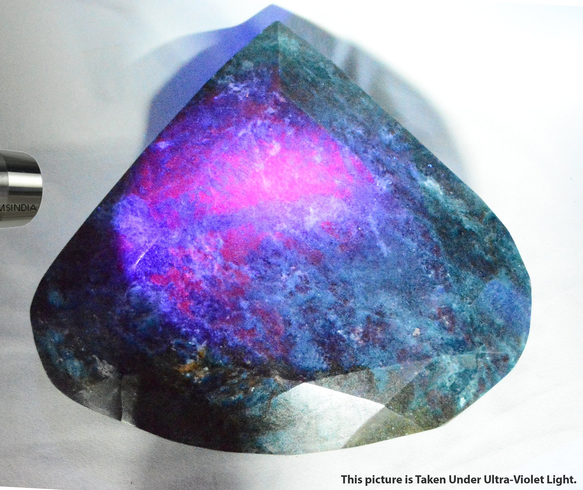 23 Kilo Ruby Kyanite Pear Cut Huge Rare Untreated igl&i Certified Gemstone