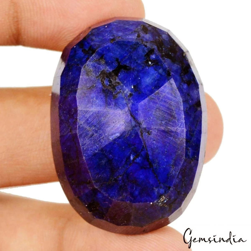 Sapphire Loose Gemstone, Royal Blue — 39x28x15 mm, 190.00 Ct, Madagascar