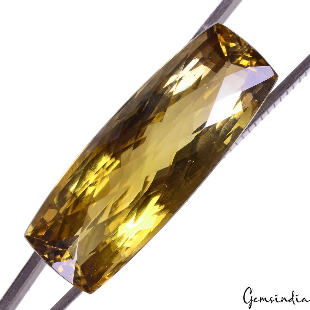 Citrine Loose Gemstone, Untreated — 34 x 12 x 13 mm, 43.30 Ct