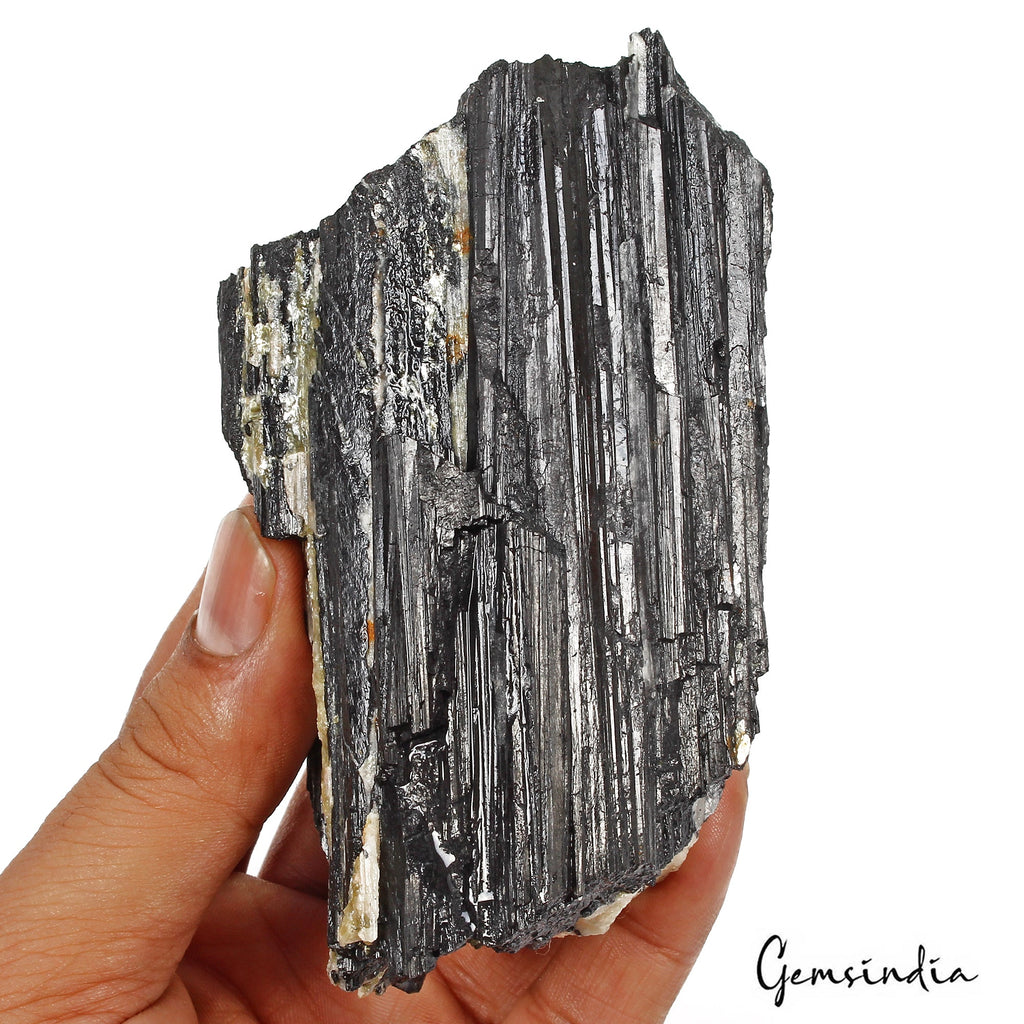 2160 Ct Natural Rough Black Tourmaline Uncut Large Gemstone Raw Mineral Specimen