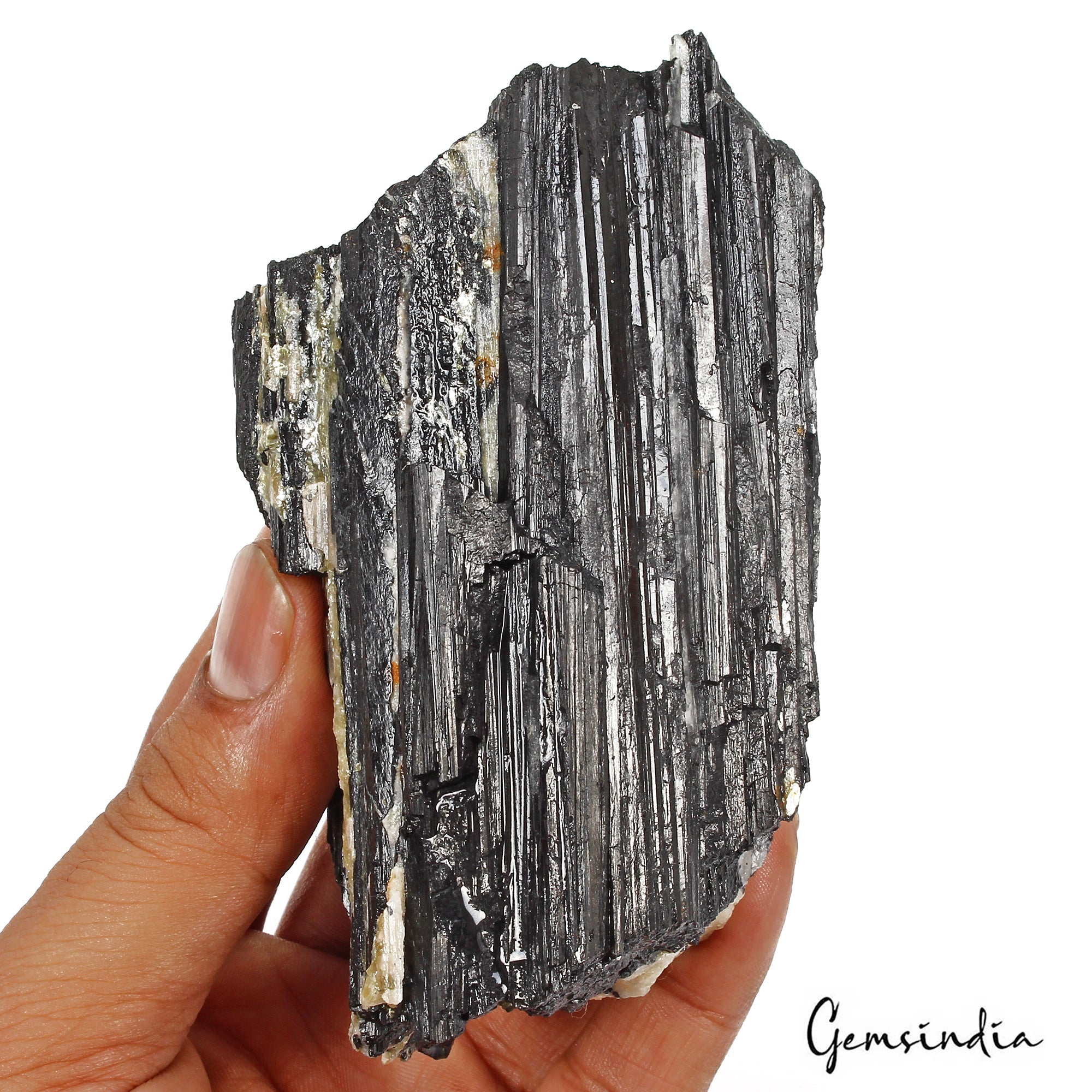 2160 Ct Natural Rough Black Tourmaline Uncut Large Gemstone Raw Mineral Specimen