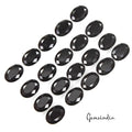 Black Onyx Lot, Loose Gemstone — 20 Pieces, 17mm, 163.10 Ct, Brazil