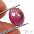 Certified 8.70 Cts Natural Pink Star Ruby Oval Cab Rare Loose Gem For Ring-RH