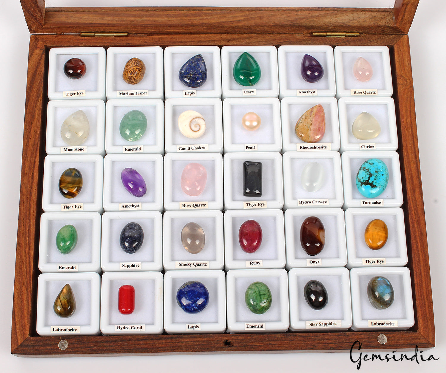 Tiger Eye Lot, Loose Gemstone, Color Enhanced — 30 Pieces, 10mm to 22mm, 330 Ct, India