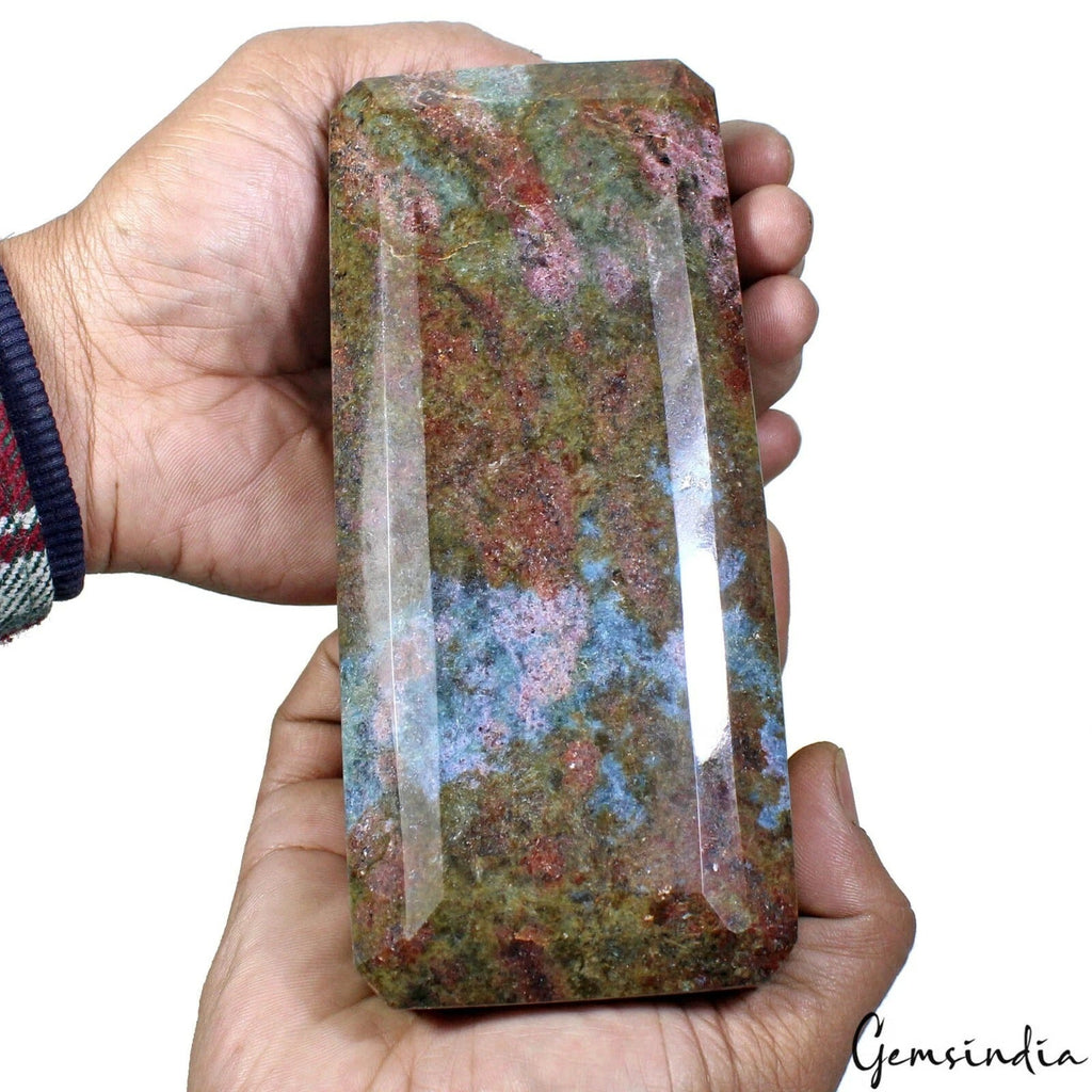 Natural Untreated Ruby Huge Octagon Cut Earth-mined Madagascar Gemstone 1680gram