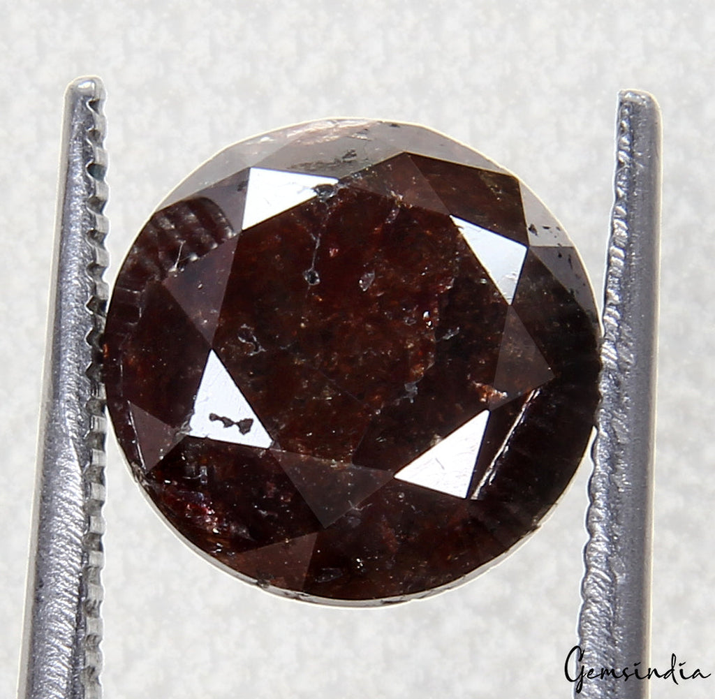 3.37 CT 100% Natural Loose Salt And Pepper Diamond, Round Brilliant Cut Diamond