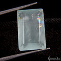 Aquamarine Loose Gemstone, Rainbow — 9.70 Ct