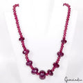 Ruby Necklace, Red — 775 Ct