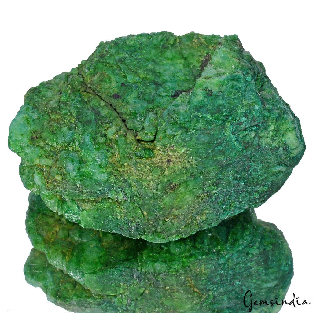 3400 Ct Natural Green Emerald Colombian Uncut Rough Huge Loose Gemstone Specimen