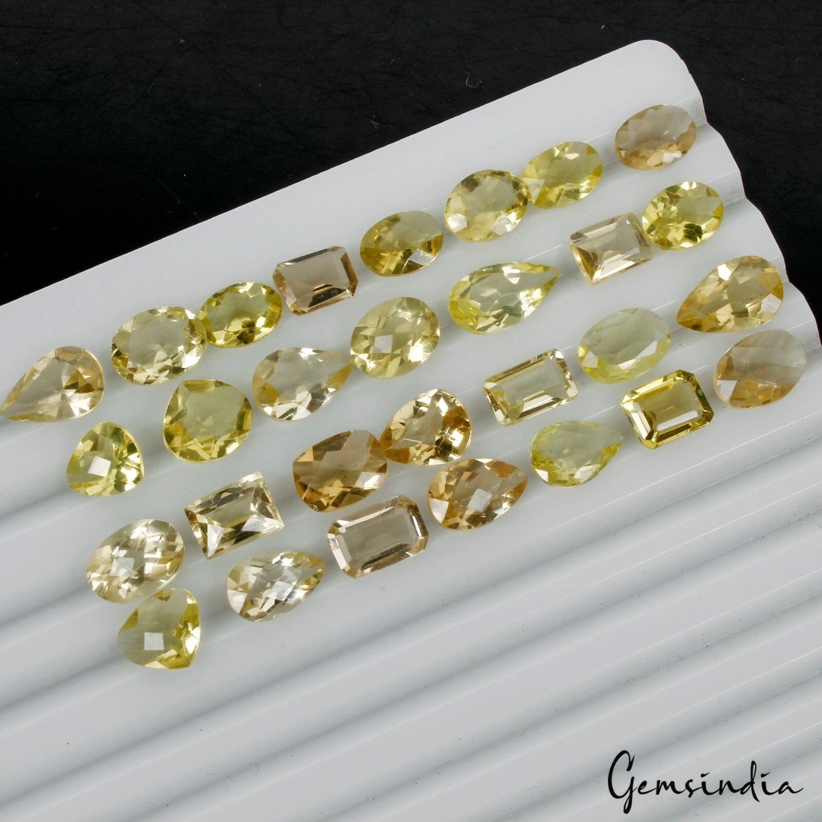 Citrine Lot, Loose Gemstone, Untreated — 29 Pieces, 8mm To 12mm, 48.40 Ct, Brazil