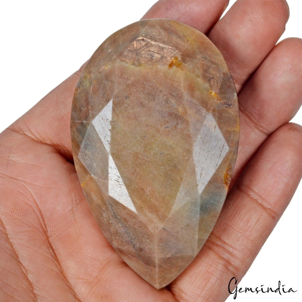 860 Cts Natural Brown Sapphire Pear Cut Loose Madagascar Untreated Huge Gemstone