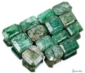 5600 Cts/14 Pcs Natural Brazilian Green Emerald Mix Cut Loose Wholesale Gems Lot