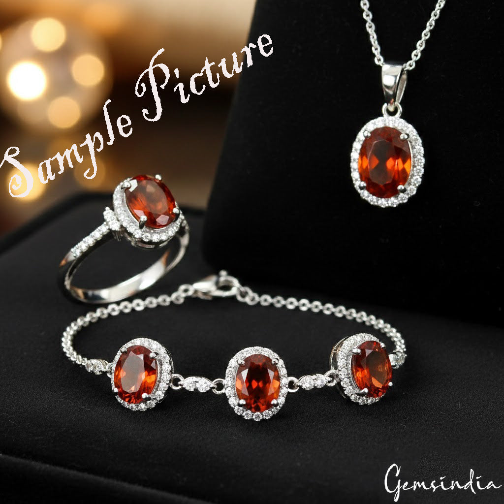 23.30 Cts/9 Pcs Natural Untreated Ceylon Brown Hessonite Garnet Oval 9*6mm Gems