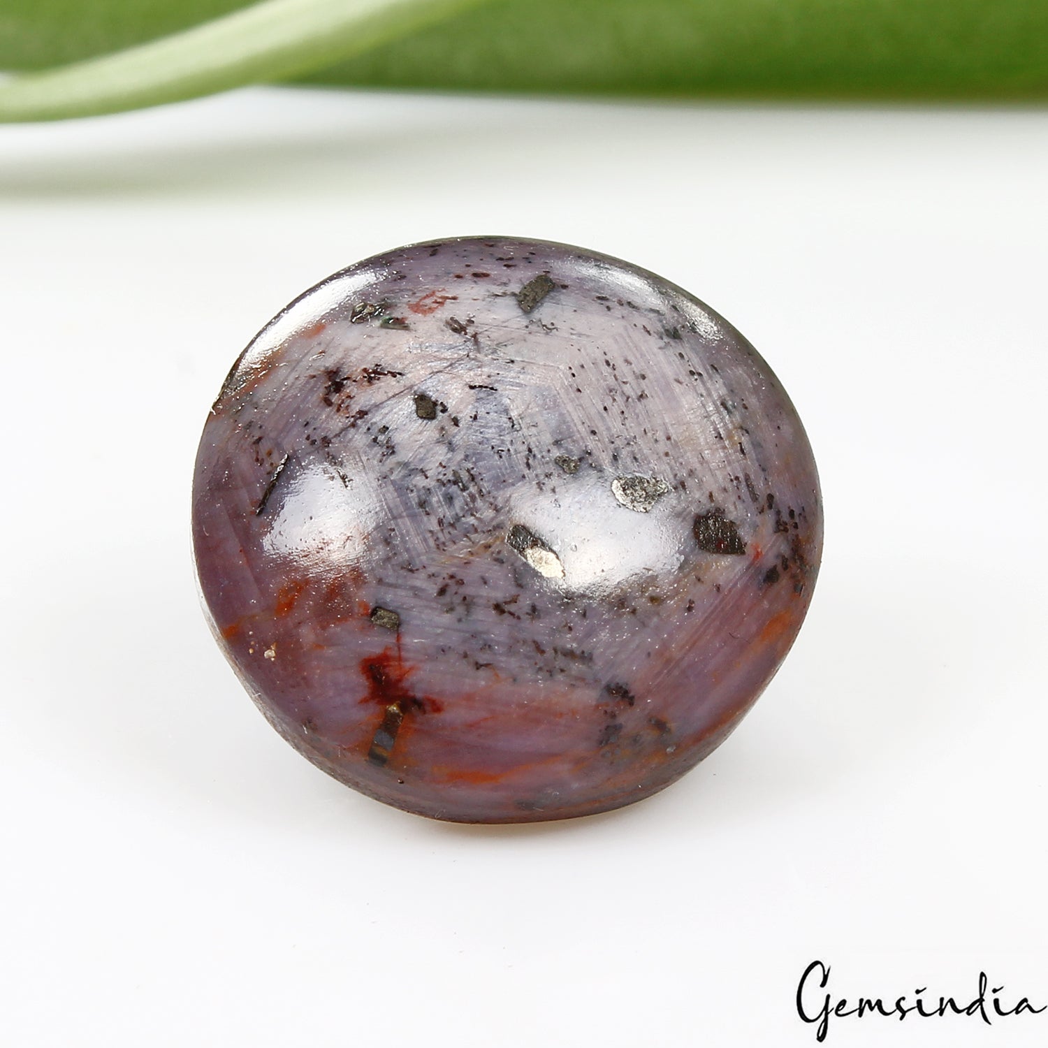 53.40 Cts Natural Untreated Purple Hue Star Ruby Uneven Round Cab Gems For Ring