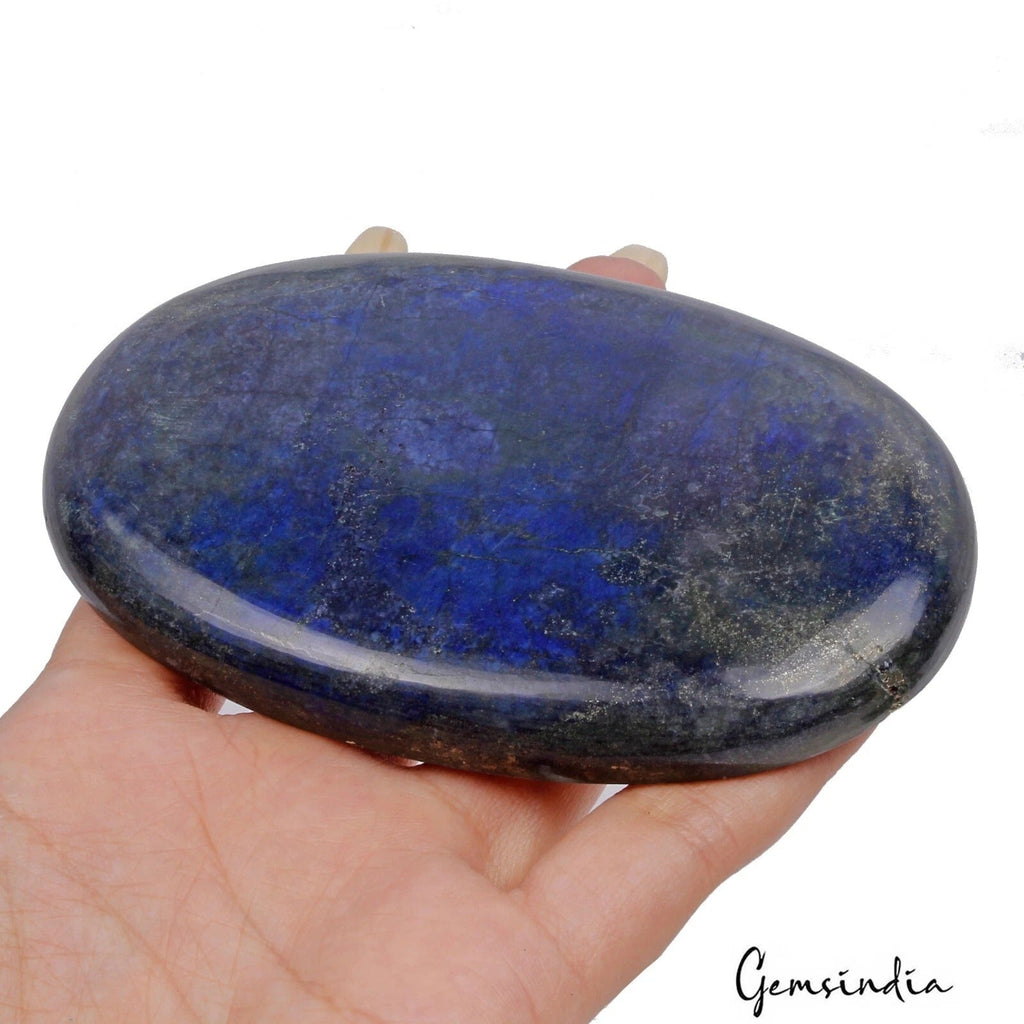 1100 Cts Natural Lapis Lazuli Huge Collectors Loose 107mm Oval Cabochon Gemstone