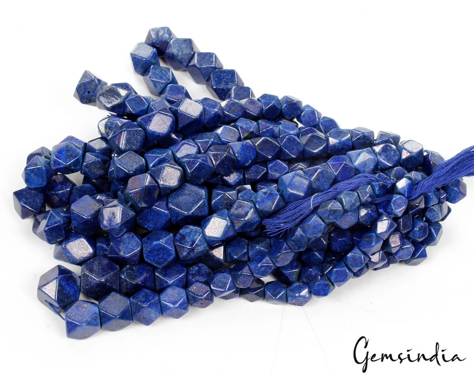 Lapis Lazuli Beaded Strand, Color Enhanced, Blue — 5mm, 3170 Ct, Afghanistan