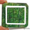 Certified 1220Ct Natural Brazilian Green Emerald Octagon Cut Huge Size Loose Gem