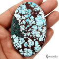 Large 260.50 Ct Spiderweb Turquoise Blue Oval USA Arizona Loose Cab Gemstone