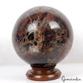 Large 6.9in Red Almandine Garnet Stone Healing Meditation Charged Power Sphere
