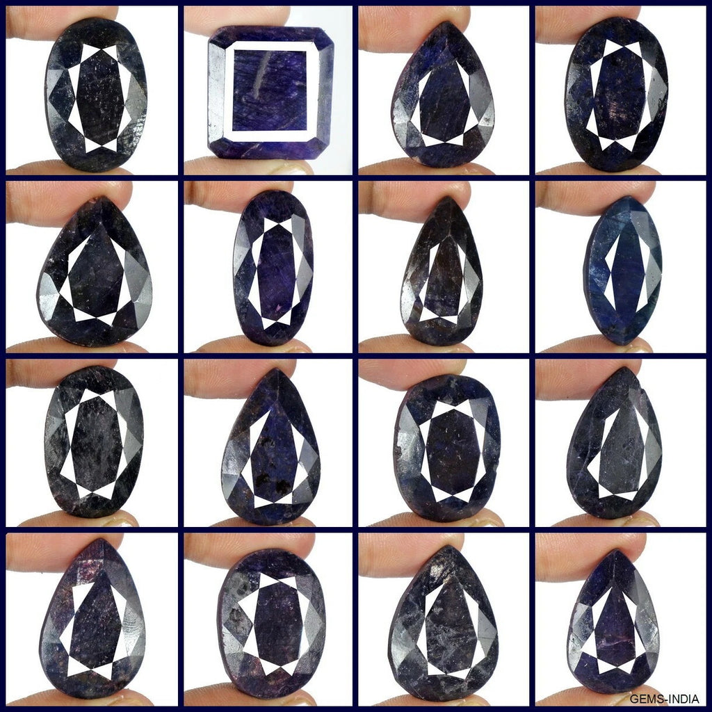 Blue Sapphire Loose Gemstone, Color Enhanced — 26mm to 35mm, 1480.30 Ct, Madagascar