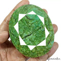 2160 Cts Natural Brazilian Green Emerald Oval Faceted Loose Huge Gem-84x69x46mm