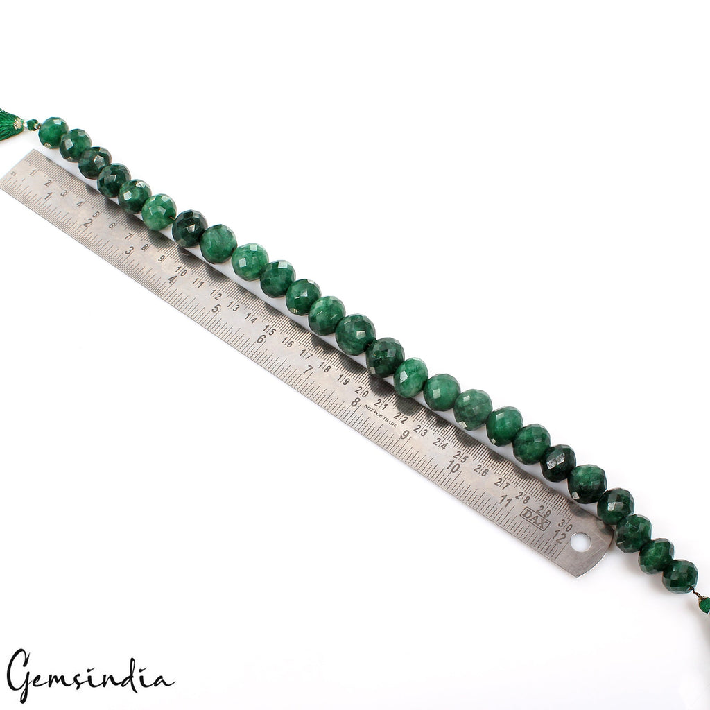 13.5" Long Strand 100% Natural Green Emerald Round Cut 13-17mm Beads~650ct/ 25Pc