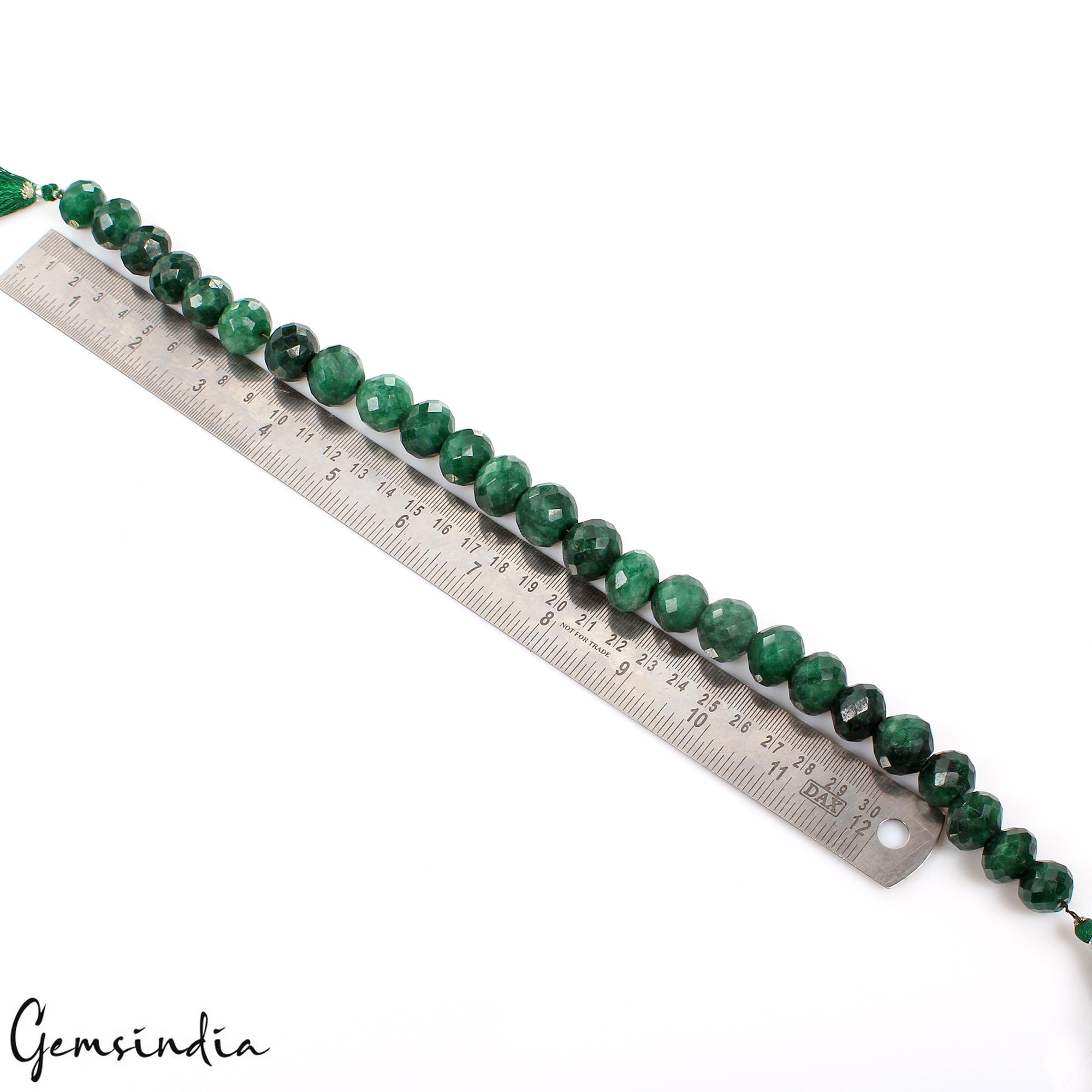 13.5" Long Strand 100% Natural Green Emerald Round Cut 13-17mm Beads~650ct/ 25Pc