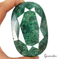 2140 Ct Natural Green Brazilian Oval Faceted Emerald Earth Mined Loose Gemstone
