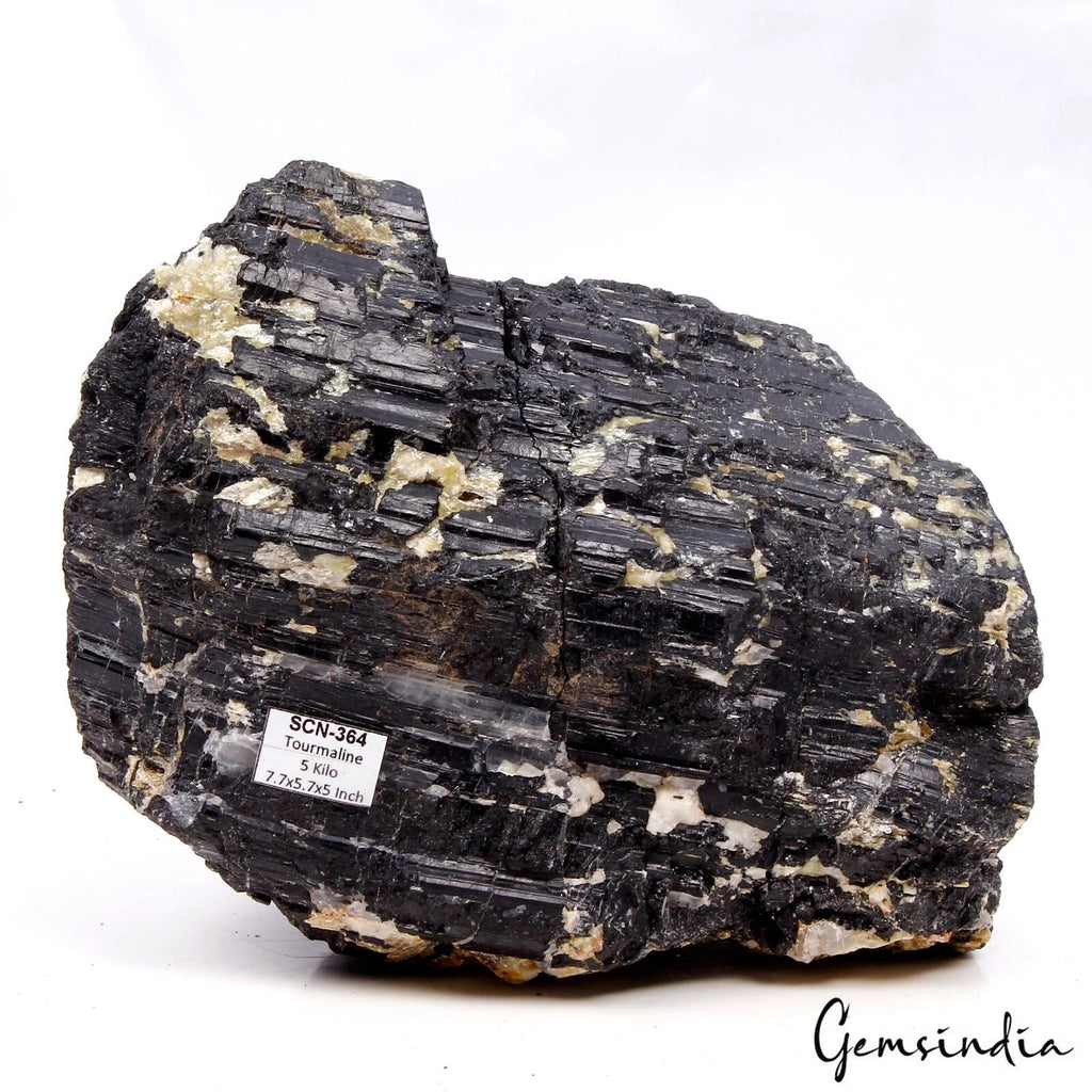 5 Kilo Natural Rough Black Tourmaline Uncut Large Huge Gem Raw Mineral Specimen