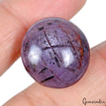 66.20 Ct Natural Untreated Purple Star Ruby Uneven Round Cab Loose Gemstone