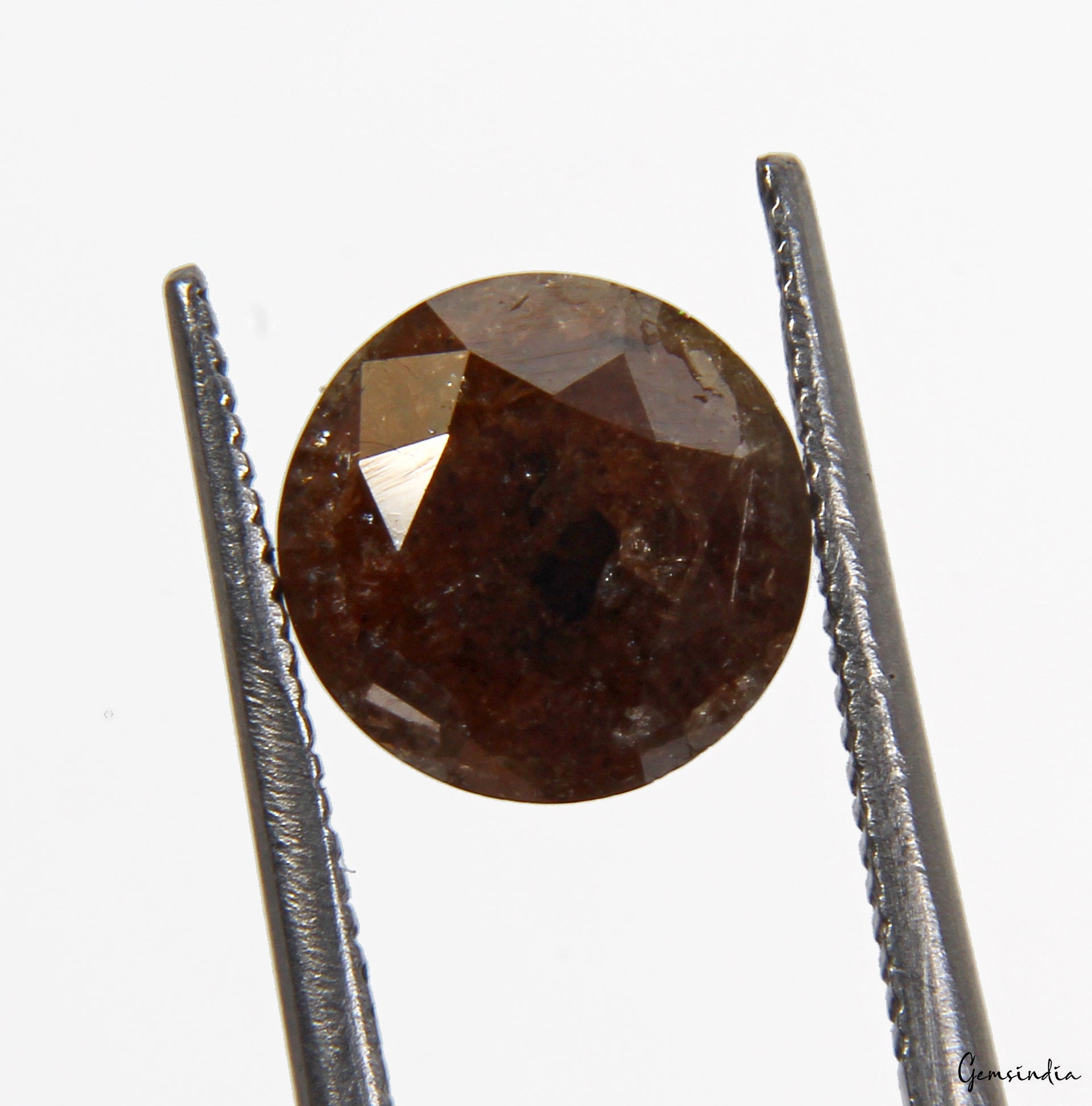2.52 Ct Natural Salt and Pepper Brown Diamond – Rare Round Shape Loose Diamond