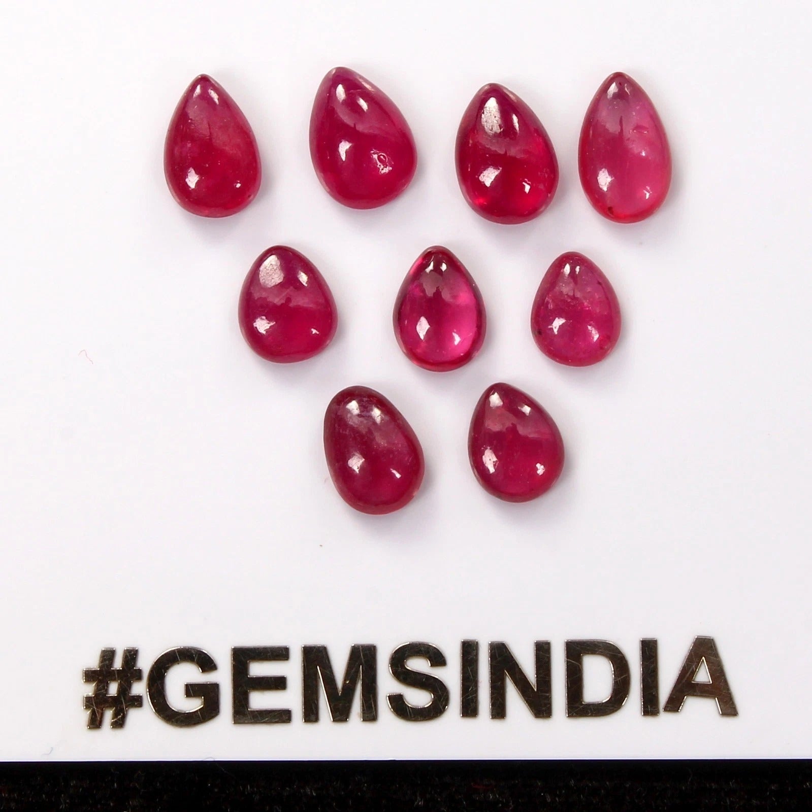 8.50Ct Mozambique Ruby Extreme Quality Premium Jewelry Making Loose Gems 6-8mm