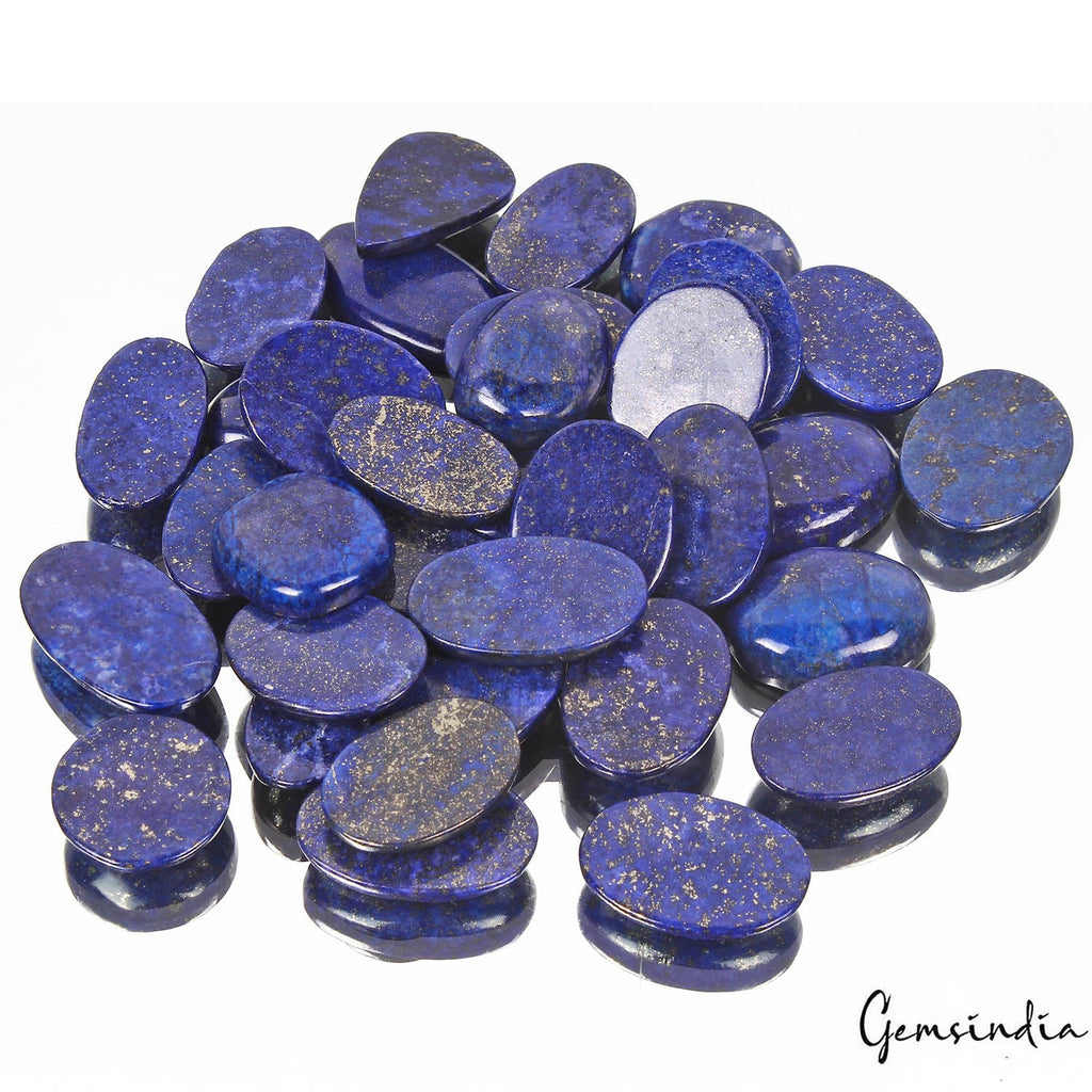 1000 Cts/34 Pcs Natural Blue Lapis Lazuli Gold Flecks Mix Loose Wholesale Gems