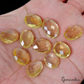 10 Pcs Natural Citrine 15mm-17mm Oval Checker Cut Loose Gemstones Lot~ 64.80 Cts