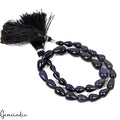 Blue Sapphire Beaded Strand, Color Enhanced — 6mm to 11mm, 128.00 Ct, Madagascar