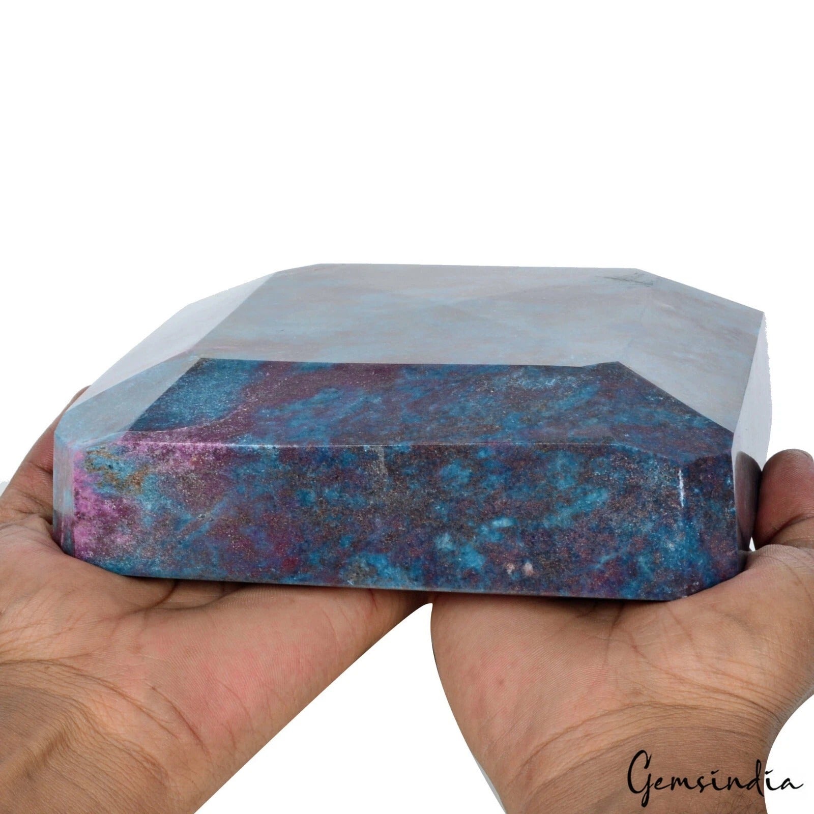 Ruby Kyanite Loose Gemstone, Untreated — 6.5x5.8x2 Inches, 20200 Ct (4.04 Kg), Madagascar