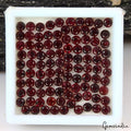100Pcs Natural Mozambique Garnet 4mm Round Cut Loose Untreated Gemstones Lot
