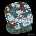 320 Cts Natural Blue Spiderweb USA Arizona Turquoise Cushion Cab Loose Huge Gem