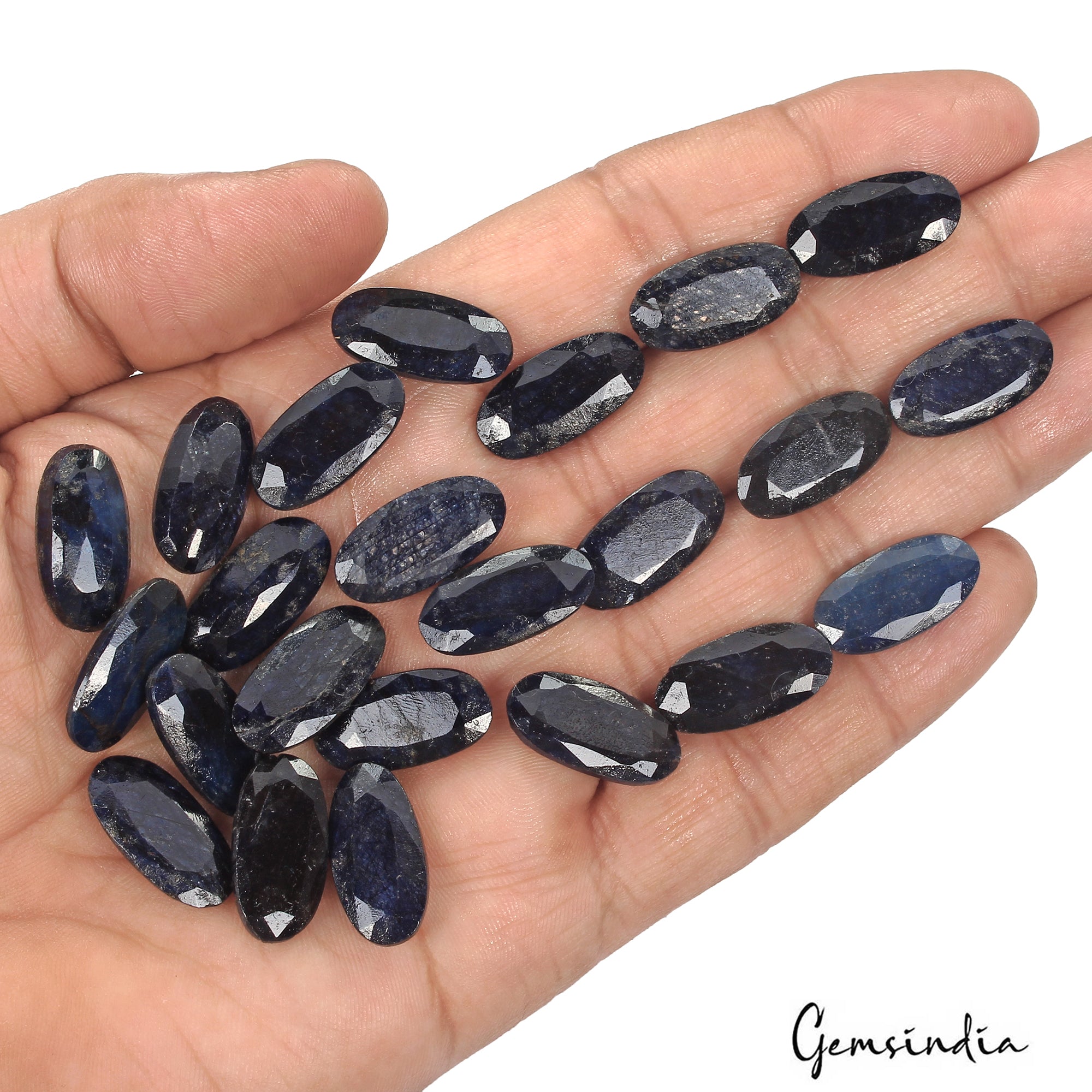 Certified 254 Cts/23 Pcs Natural Blue Sapphire Oval Calibrated 19x10mm Gems Lot