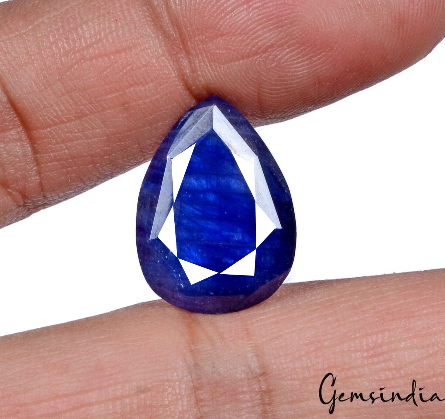 Ceylon Sapphire Loose Gemstone, Heated, Blue — 20 x 15 x 7mm, 22.30 Ct, Sri Lanka
