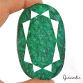Certified 700 Ct Natural Brazilian Green Emerald Oval Faceted Cut Huge Loose Gem