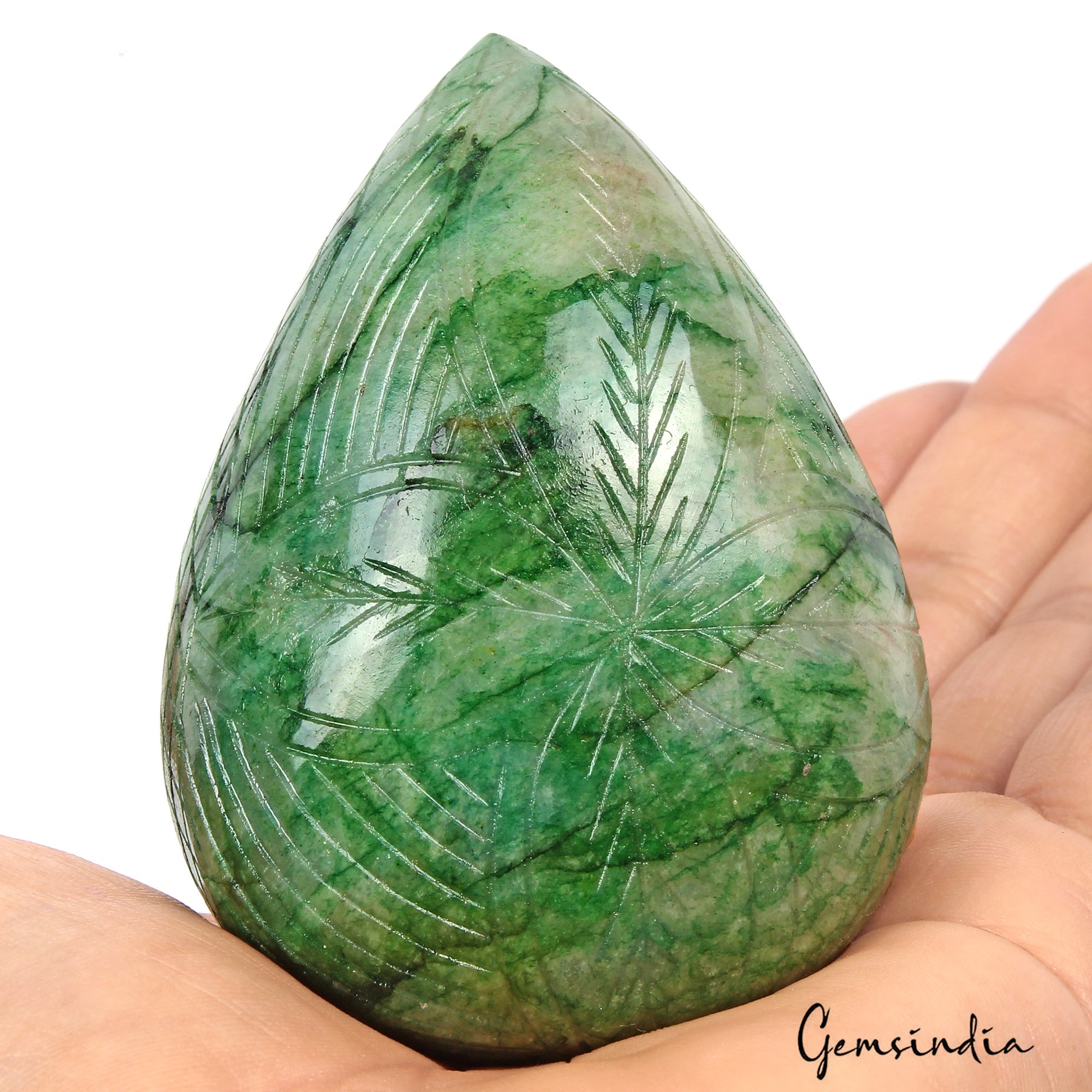 1000 Cts Green Brazilian Emerald Pear Cut Earth Mined Museum Size Loose Gemstone