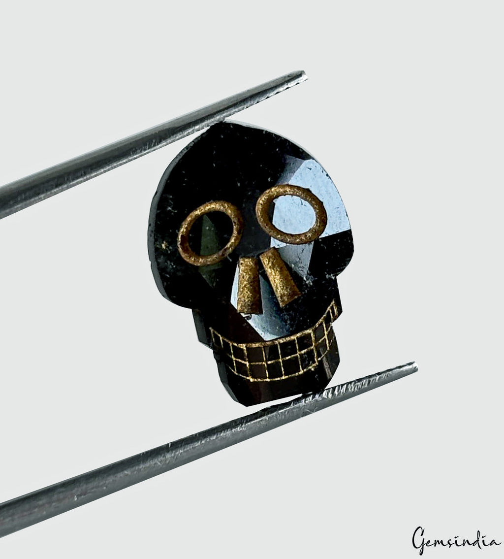 4.00ct Rare Skull Head Shape Fancy Black 100% Natural Earth Mined Loose Diamonds