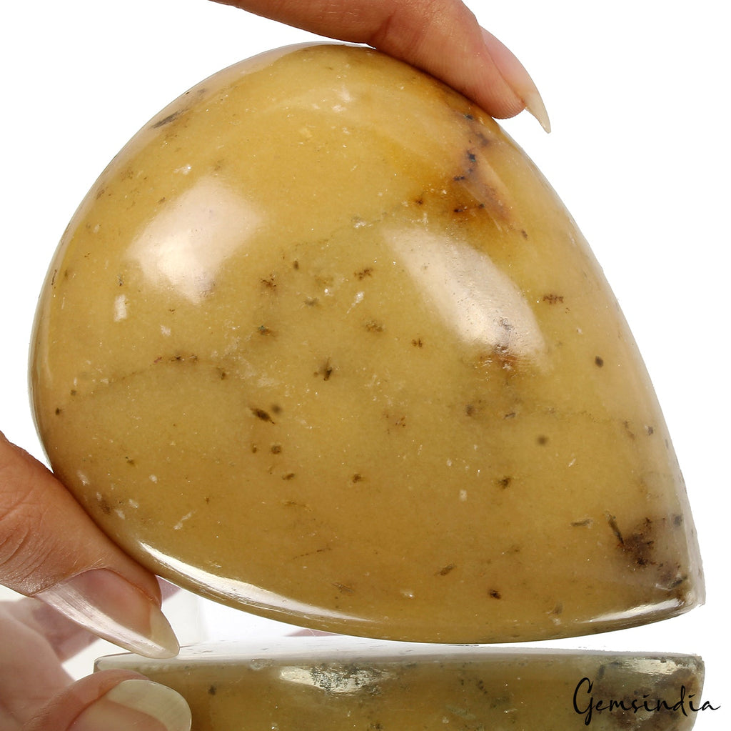 2030 Cts Natural Untreated Yellow Aventurine Pear Cab Earth Mined Huge Gemstone