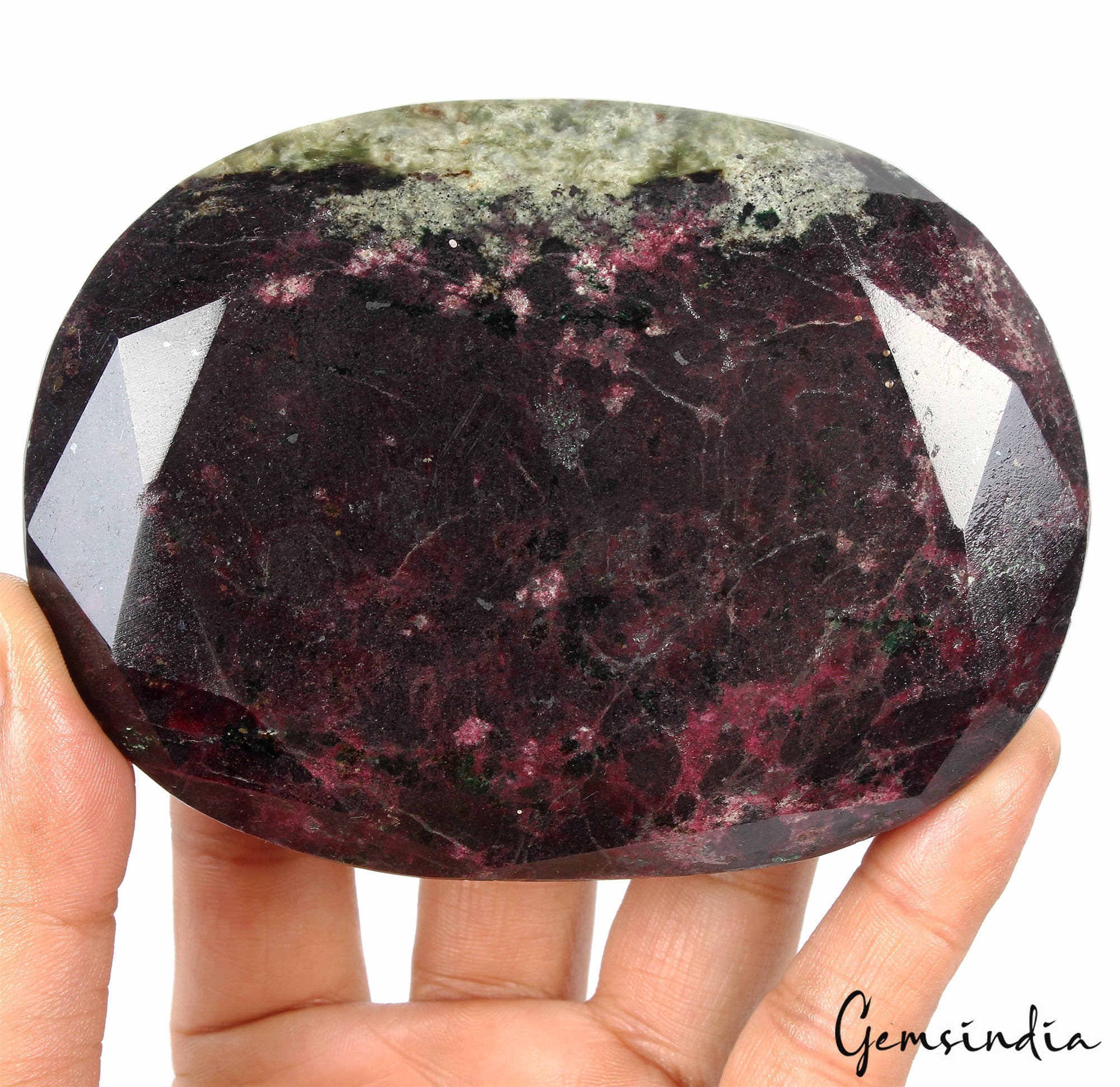 630 gram Unheated Natural Ruby Zoisite 4.4x3.2x1.1in Loose Museum Size Gemstone